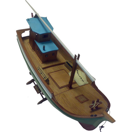 RC Radiostyrt Byggmodell båt trä - TAKA - Black Sea Fishing boat - 1:35 - TM