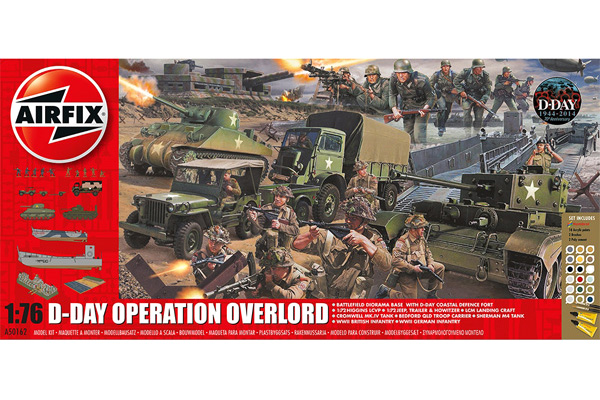 RC Radiostyrt Diorama - D-Day Operation Overlord Giant - 1:76 - Airfix