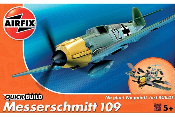RC Radiostyrt Quickbuild - Messerschmitt 109 - Airfix