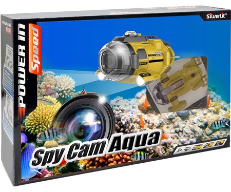 Radiostyrd ubåt - SpyCam Aqua - Silverlit - RTR
