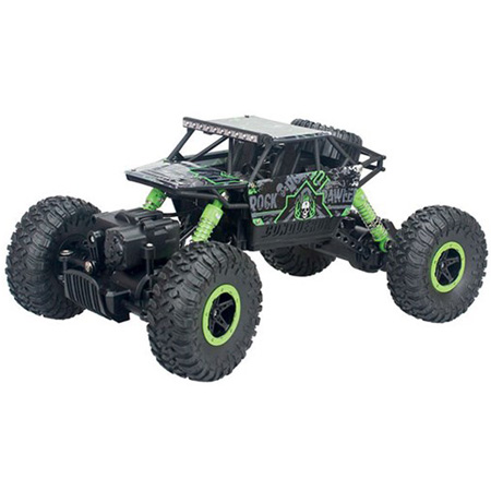 Radiostyrda bilar - 1:18 - Crawler Rock Through Green - 2,4Ghz - RTR