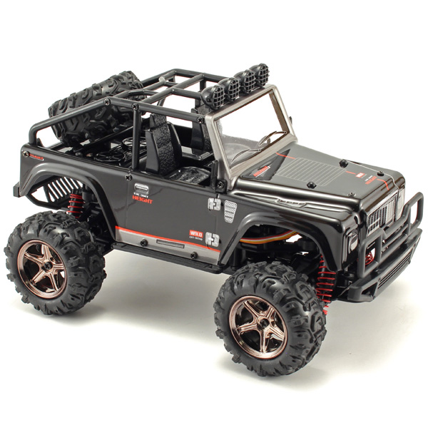 Radiostyrd bil - 1:24 - Desert Brave 4WD LED - 2,4Ghz - RTR