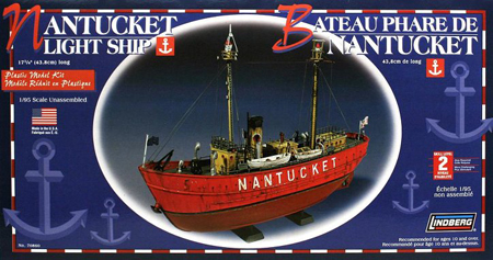 RC Radiostyrt Byggmodell båt - Nantucket Light Ship - 1:95 - Lindberg