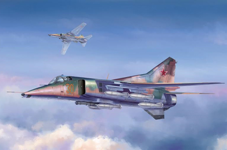Bild p� Byggmodell flygplan - Mig-27 Flogger D - 1:48 - TR