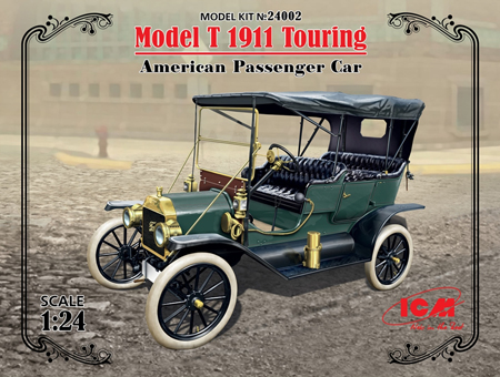 RC Radiostyrt Byggmodell bil - Model T 1911 Touring - 1:24 - ICM