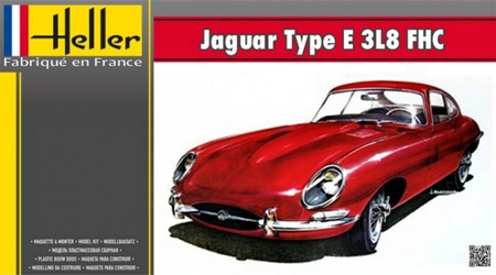 RC Radiostyrt Byggmodell bil - Jaguar Type E 3L8 FHC - 1:24 - HE