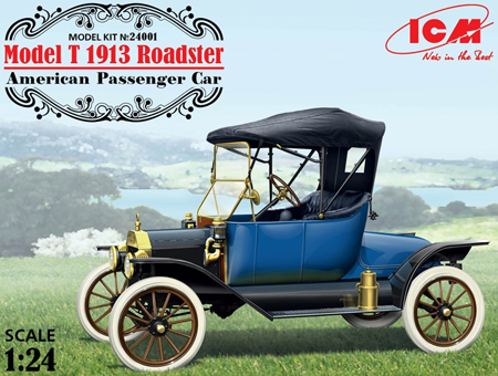 RC Radiostyrt Bil byggmodell - Model T 1913 Roadster - 1:24 - ICM