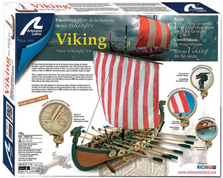 Träbyggmodell - Vikinga skepp SX - 1:75 - Artesania