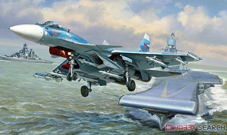 RC Radiostyrt Byggmodell flygplan - Sukhoi SU-33 Flanker-D - 1:72 - Zvezda