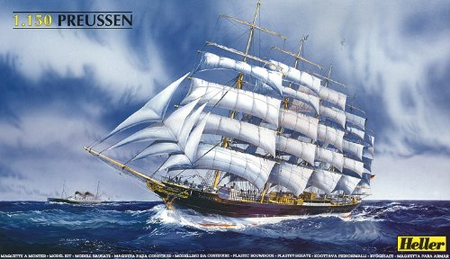 RC Radiostyrt Byggmodell segelbåt - Preussen - 1:150 - He