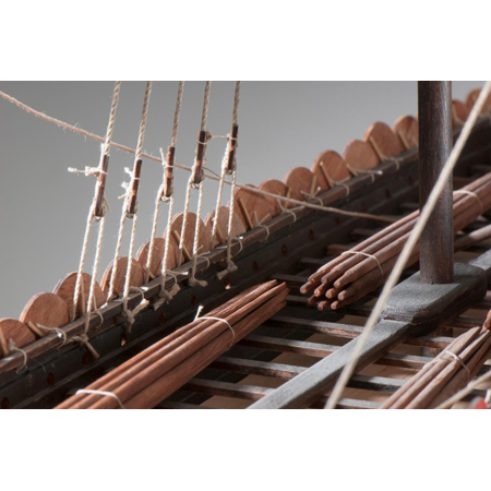 Thumbnail 734 f�r Tr&auml; byggmodell - Viking Longship - 1:35 - Dusek