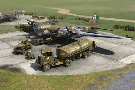 Byggmodell set - Eighth Air Force Resupply Set - 1:72 - AirFix