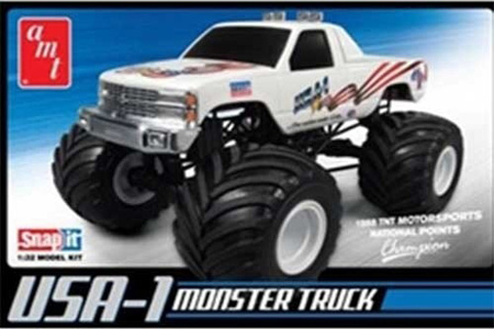 RC Radiostyrt Byggmodell bil - USA-1 4X4 Monster Truck - Snap - 1:32