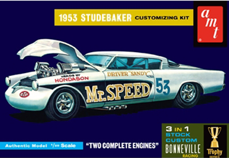 RC Radiostyrt Byggmodell bil - 1953 Studebaker Starliner Mr. Speed - 1:25 - Amt