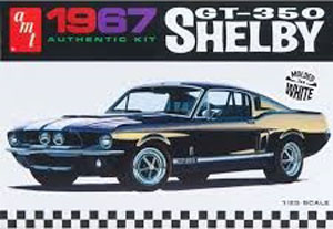 RC Radiostyrt Byggmodell bil - 1967 Shelby GT350 - Dual color - 1:25 - Amt