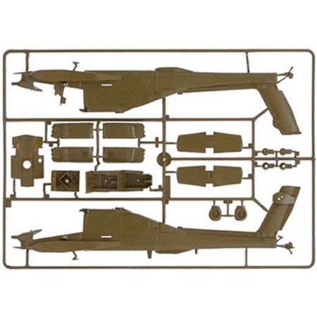 Thumbnail 734 f�r Byggmodell helikopter - AH-64 D Apache Longbow - 1:48 - IT