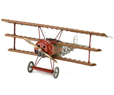 Träbyggsats flygplan - Fokker DR.I 1918 Red baron - 1:16 - Art