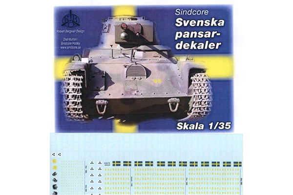 RC Radiostyrt Svenska dekaler - Siffror, flaggor och tornsiffror - 1:35