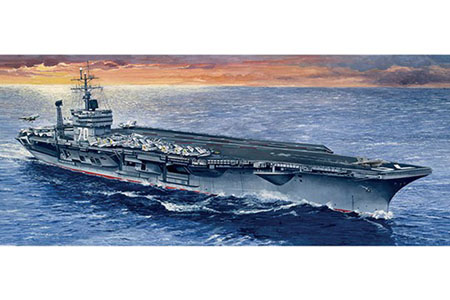 Byggmodell krigsfartyg - U.S.S. Carl Vinson CVN-70, 1999 - 1:720 - IT
