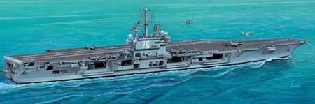 Byggmodell krigsfartyg - USS Ronald Reagan - 1:720 - IT