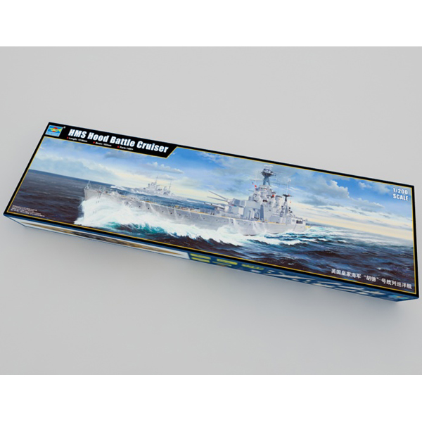 Byggmodell krigsfartyg - HMS Hood L132 cm - 1:200 - TR