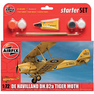 Byggmodell - De Havilland D.H.82a Tiger Moth - Set - 1:72 - AirFix