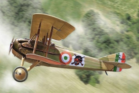 RC Radiostyrt Byggmodell flygplan - Spad S. XIII - 1:72 - IT