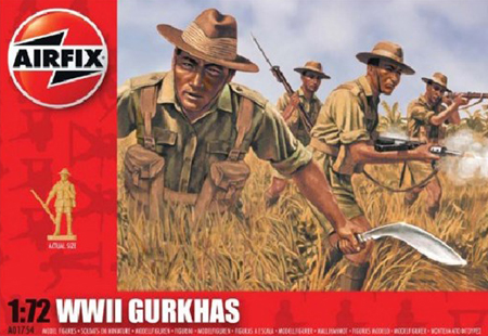 RC Radiostyrt Byggmodell gubbe - Gurkhas - 1:72 - Airfix