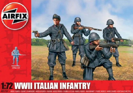 RC Radiostyrt Byggmodell gubbe - Italian Infantry - 1:72 - Airfix