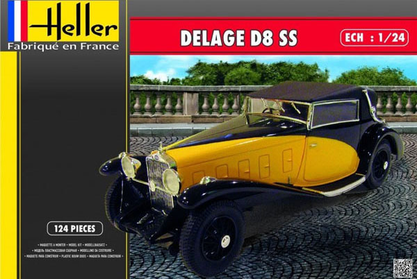 Bild p� Byggmodell bil - Delage D8 SS - 1:24 - HE