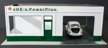 Thumbnail 734 f�r Byggmodell - Joes Power Plus Service Station - 1:24 - Ac