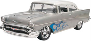 RC Radiostyrt Byggmodell bil - 1957 Chevy Bel Air Two Door Sedan 2 n 1 - 1:25