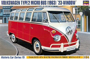 RC Radiostyrt Byggmodell bil - Volkswagen Micro Bus Type 2, 1963 - 1:24 - Hg