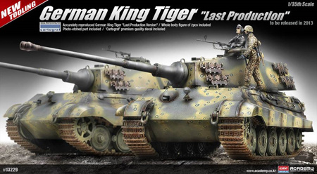 RC Radiostyrt Byggsats Stridsvagn - King Tiger Last production - 1:35 - Academy
