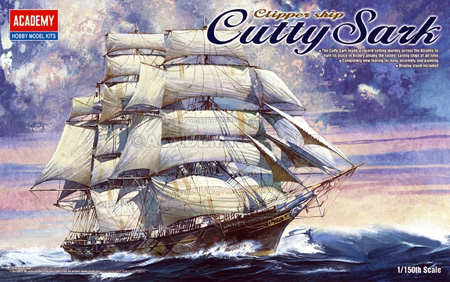 Bild p� Byggsats Segelb&aring;t - Cutty Sark - 1:150 - Academy
