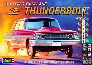 RC Radiostyrt Byggmodell bilar - 1964 Ford Fairlane Thunderbolt 2 n 1 - 1:25 - MG