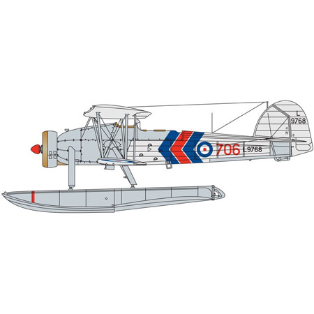 Thumbnail 734 f�r Byggmodell - Fairey Swordfish Mk1 Floatplane - 1:72