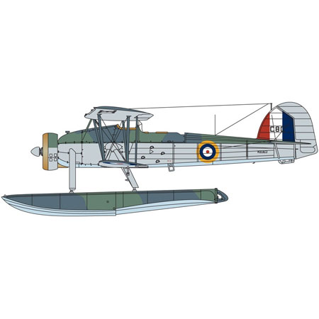 Thumbnail 734 f�r Byggmodell - Fairey Swordfish Mk1 Floatplane - 1:72