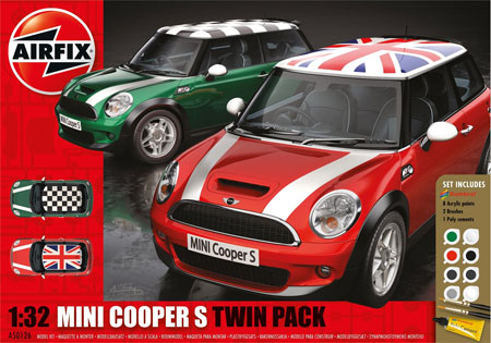 Byggmodell - MINI Cooper S Twin Pack - 1:32