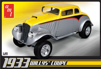 Bild p� Byggmodell bil - Willys coupe 1933 (inkl.motor) - 1:25 - AMT