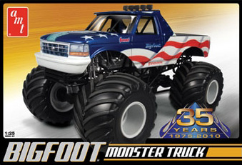 RC Radiostyrt Byggmodell bil - Bigfoot ford monster truck - 1:25 - AMT