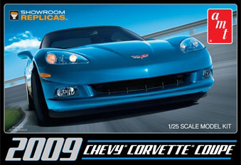 Bild p� Byggmodell bil - Corvette Coupe 2009 - 1:25 - AMT