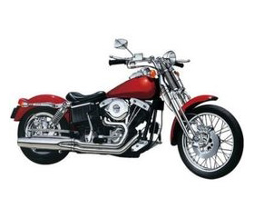 Bild p� Byggmodell Mc - HD Springer motorcycle v-twin engine - 1:12 - Aoshima
