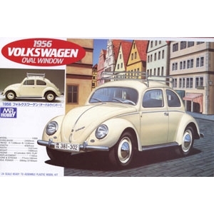 Bild p� Byggmodell bil - VOLKSWAGEN BEETLE 1956 - 1:24 - Aoshima