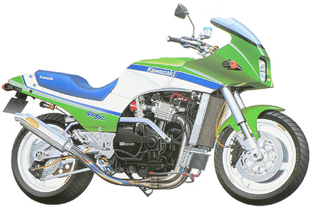 Bild p� Byggmodell Motorcykel - Kawasaki GPZ900r Ninja - 1:12 - Aoshima