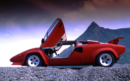 Bild p� Byggmodell bil - Lamborghini Countach 5000QV - 1:24 - Aoshima