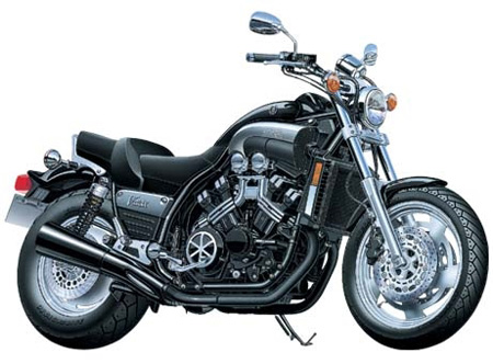 Bild p� Byggmodell Motorcykel - Yamaha V-Max export version - 1:12 - Aoshima
