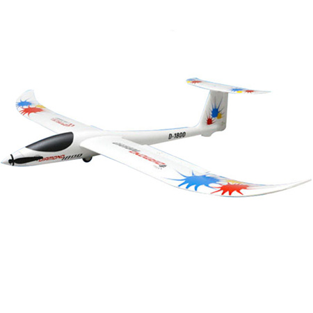 Bild p� RC Flyg Arttech Diamond 1800 Glider BL 2,4GHz 4ch - Borstl&ouml;st - RTF
