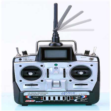 Thumbnail 734 f�r Radiostyrd helikopter - Arttech Shark 450 3D BL - 2,4GHz - 6Ch - RTF