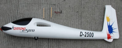 Bild p� Arttech Diamond Glider - Fuselage set